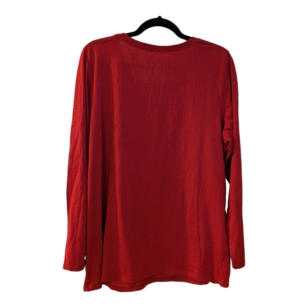 NEW Torrid Long Sleeve Marvel Iron Man Helmet Tunic Tee- Jester Red 2X - Picture 5 of 9